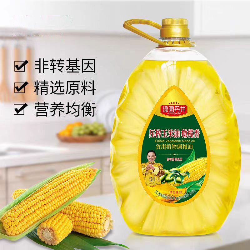 雷火竞技 压榨玉米油橄榄香食用植物调和油 5L