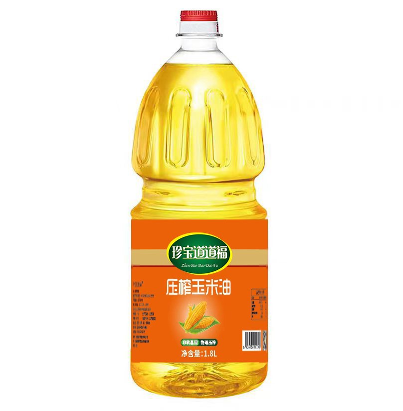 珍宝道道福 压榨玉米油 1.8L